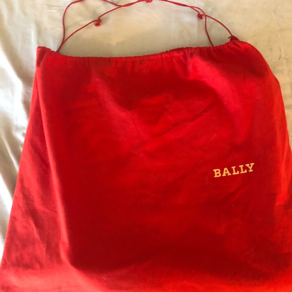 Leather Bally Handbag